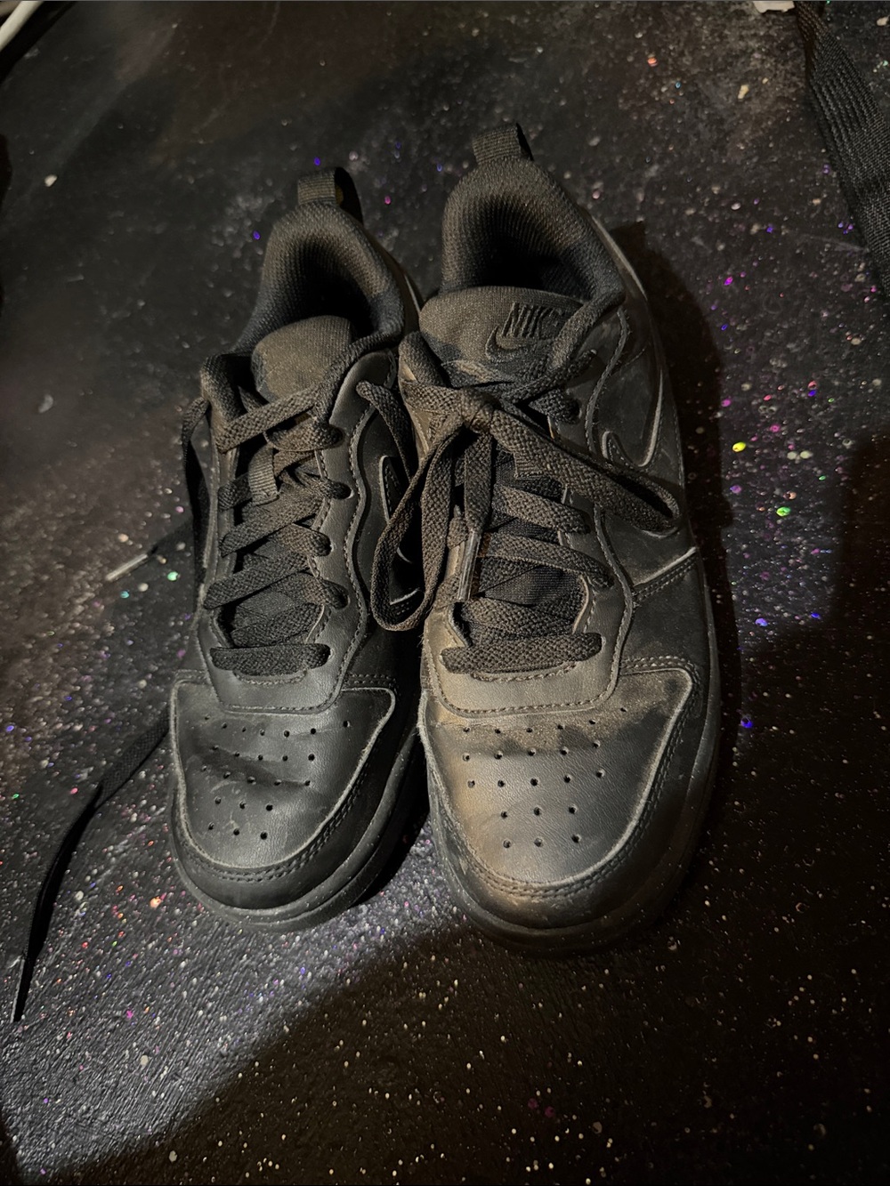 Nike Kids Black Low-Top Sneakers